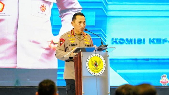 Kapolri Jenderal Listyo Sigit Prabowo dalam acara Rapat Koordinasi Pengawasan (Rakorwas) Kompolnas Tahun Anggaran 2026 di kawasan Ancol, Jakut (dok Polri)