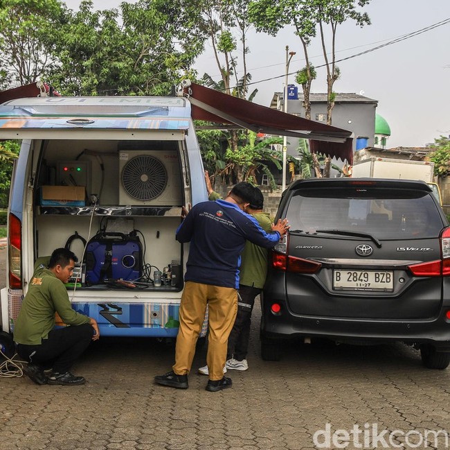 Perang Melawan Polusi, Ratusan Kendaraan Serbu Uji Emisi Gratis di Jakarta Utara