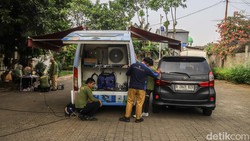 Perang Melawan Polusi, Ratusan Kendaraan Serbu Uji Emisi Gratis di Jakarta Utara