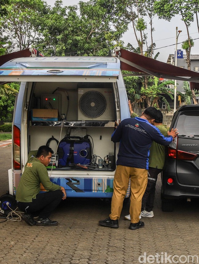 Perang Melawan Polusi, Ratusan Kendaraan Serbu Uji Emisi Gratis di Jakarta Utara