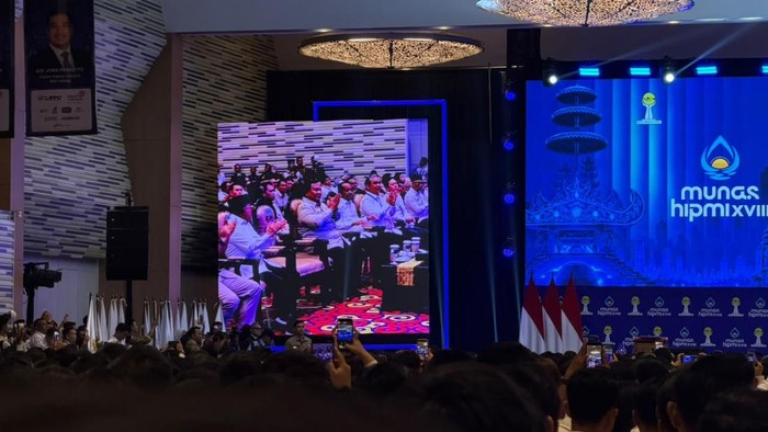 Presiden Prabowo Subianto menghadiri Musyawarah Nasional (Munas) XVIII Himpunan Pengusaha Muda Indonesia (Hipmi) di Lampung, Rabu (10/6/2026)