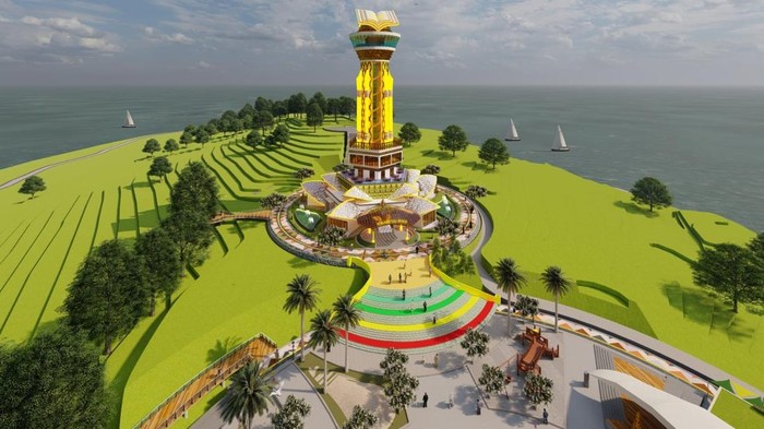 Rencana Pembangunan museum dan monumen bahasa nasional. (sumber: Dinas PUPP Kepulauan Riau)