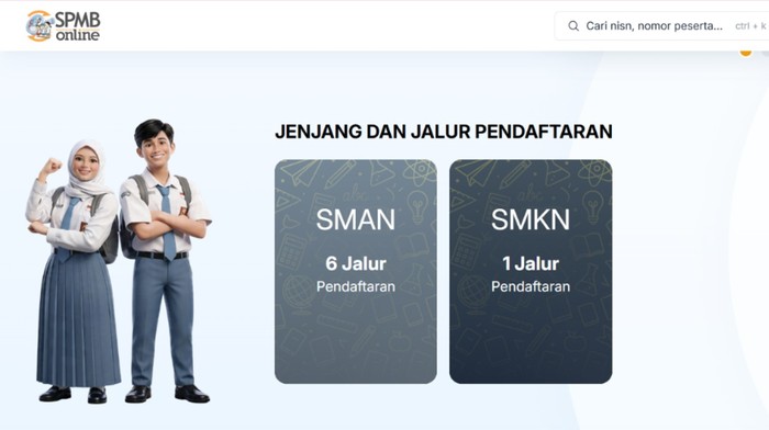 Situs SPMB Provinsi Banten.
