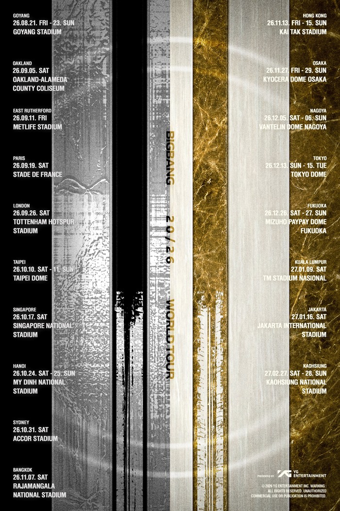 Tur dunia BIGBANG 2026-27.