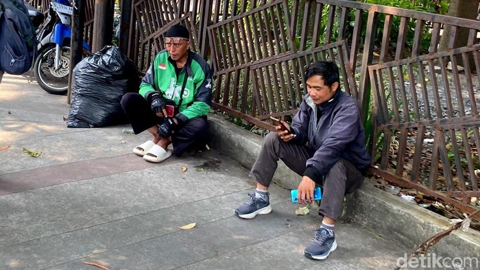 Driver ojol di Kota Bandung