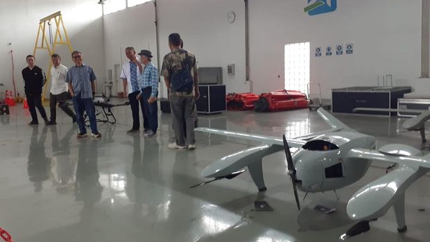 Drone untuk penanganan karhutla. Drone untuk penanganan karhutla.