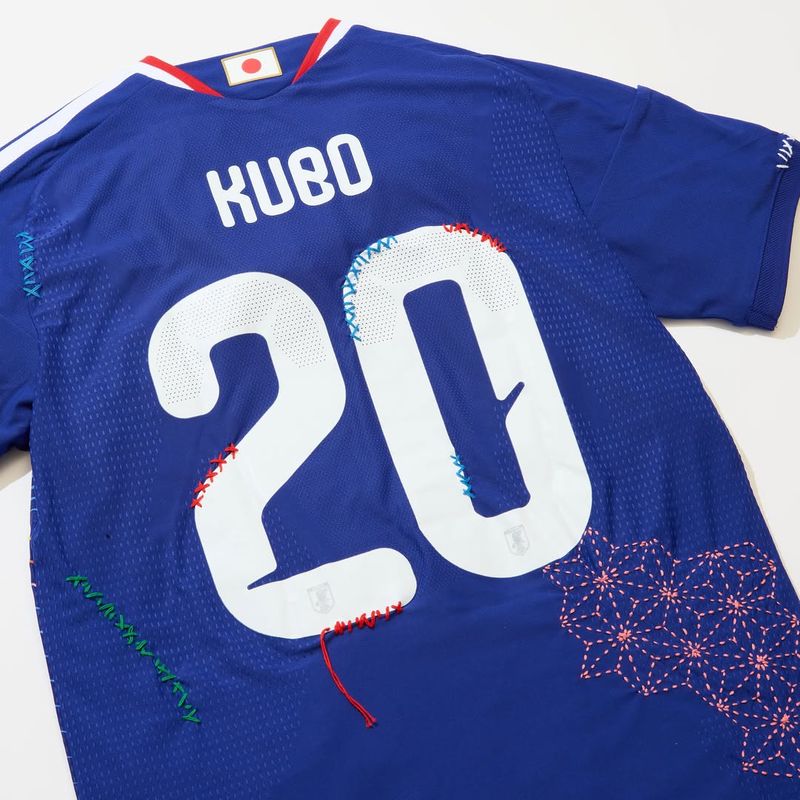 Jersey Jepang Dihiasi Bordir Sashiko