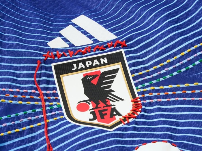 Jersey Jepang Dihiasi Bordir Sashiko