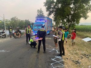 2 Motor Adu Banteng di Wonogiri, 3 Orang Tewas