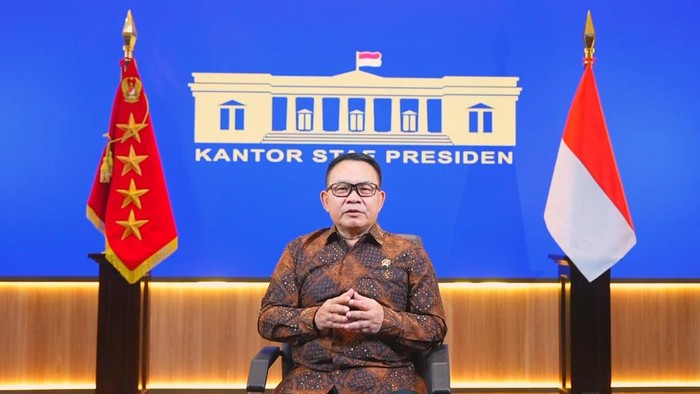 Kepala Kantor Staf Presiden (KSP) Dudung Abdurahhman (tangkapan layar)