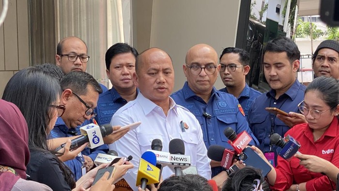 Konferensi pers di Kejagung (Devi/detikcom)