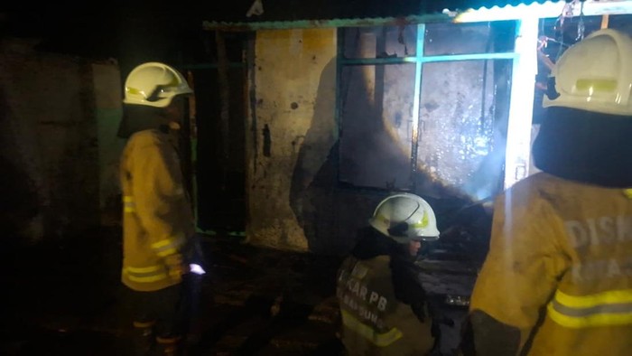 Lokasi kamar kontrakan yang terbakar di Cibaduyut Kidul