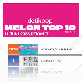 LOVE ATTACK Viral Banget, RESCENE Masuk 10 Besar Melon Top 100