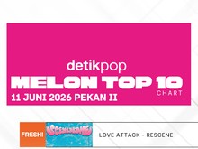 LOVE ATTACK Viral Banget, RESCENE Masuk 10 Besar Melon Top 100