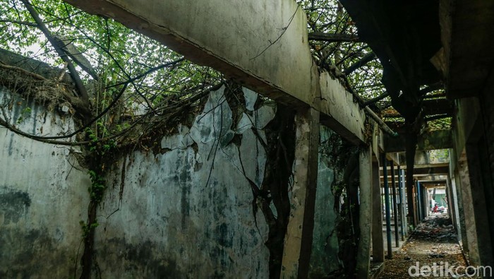 Pasar Padurenan Baru Kian Sepi, Kios Kosong Berubah Jadi Tempat Sampah Susana pasar kumuh bercampur sampah di Pasar Padurenan Baru, Bekasi, (11/6/2026). Pasar nan telah ada sejak 2005 sekarang sunyi dan kumuh dengan sampah.