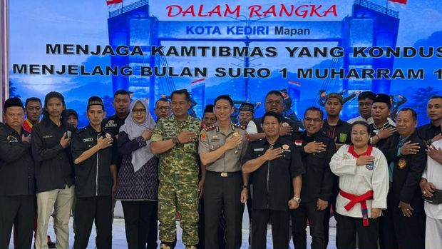 Pastikan Suran Agung Kondusif, Polres Kediri Kota Kerahkan 900 Personel