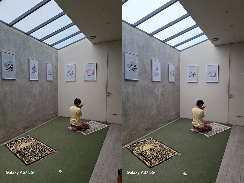 Perbandingan Foto Galaxy A37 vs A57