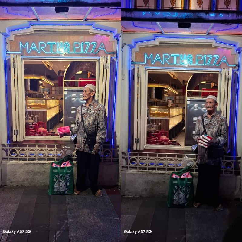 Perbandingan Foto Galaxy A37 vs A57