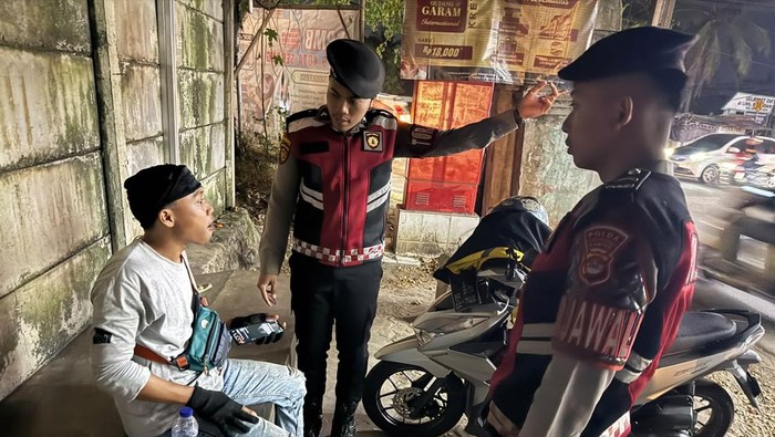 Polda Banten menggencarkan patroli di Serang untuk mencegah premanisme dan kriminalitas. (dok.istimewa)