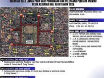 Pengumuman! Jalan Raya Puputan Ditutup Jumat Pagi, Ada Gladi Bersih PKB