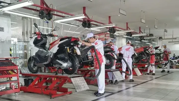 Bengkel motor Honda
