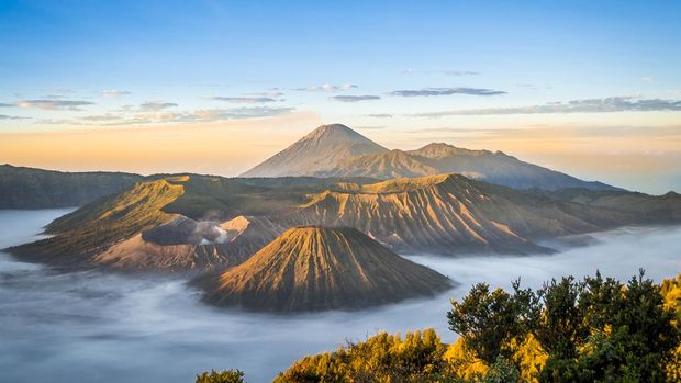 Ilustrasi gunung bromo Ilustrasi Gunung Bromo.
