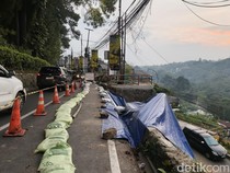 Jalan Amblas, Tembok Penahan Tanah Dibangun di Dago Atas