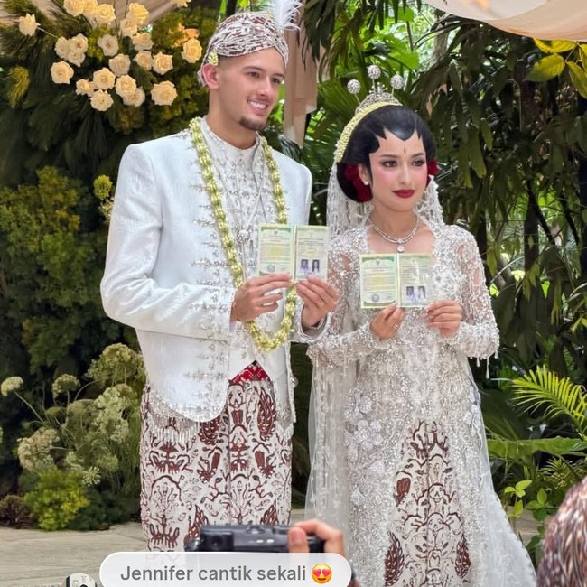 Sah! Jennifer Coppen Resmi Menikah dengan Justin Hubner