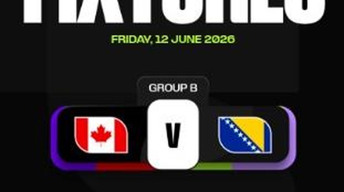 Kanada Vs Bosnia and Herzegovina di laga pertama Grup B Piala Dunia 2026.