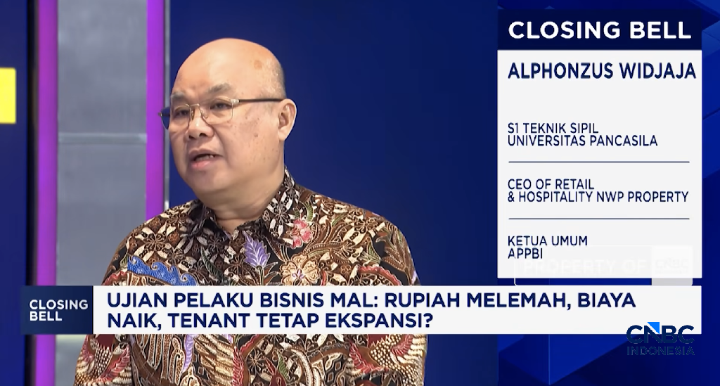 Ketua Umum APPBI, Alphonzus Widjaja. (CNBC Indonesia) Ketua Umum APPBI, Alphonzus Widjaja. (CNBC Indonesia)