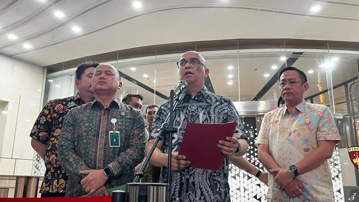 Konferensi pers di Kejagung (Rumondang/detikcom)