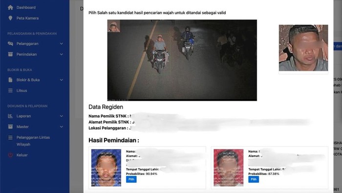 Korlantas Polri terus mengembangkan pemanfaatan teknologi digital melalui sistem Face Recognition (FR) yang terintegrasi dalam jaringan ETLE Nasional.
