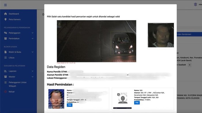 Korlantas Polri terus mengembangkan pemanfaatan teknologi digital melalui sistem Face Recognition (FR) yang terintegrasi dalam jaringan ETLE Nasional.