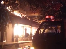 Tiga Ruangan di MTsN 1 Kota Kediri Hangus Terbakar
