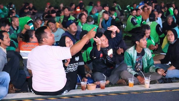  Bola Gembira Polri untuk Masyarakat' di Lapangan Bhayangkara Mabes Polri.