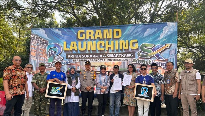 Peluncuran aplikasi Kelurahan Sukaraja untuk layanan publik dan pembangunan.