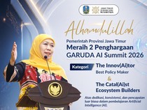 Pemprov Jatim Raih 2 Penghargaan Garuda Impact Summit Usai Manfaatkan AI