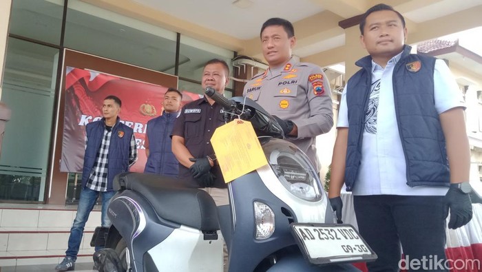 Polres Klaten ungkap kasus pencurian motor di Kecamatan Wonosari, Jumat (12/6/2026).
