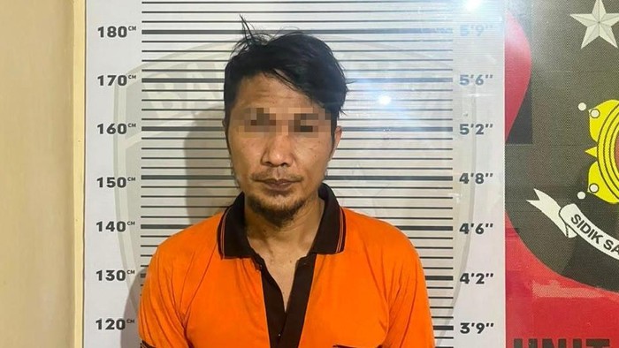 Pria berinisial RW (42), warga Kecamatan Way Tenong, Kabupaten Lampung Barat, Lampung ditangkap polisi