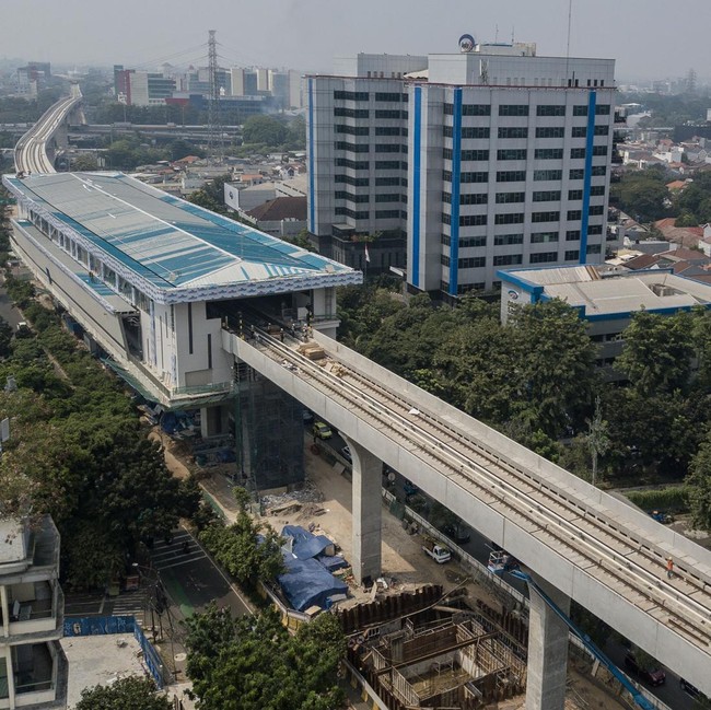LRT Jakarta Fase 1B Hampir Rampung, Progres Pembangunan Capai 93 Persen