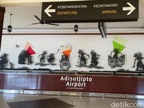 Potret Sepinya Bandara Adisutjipto Saat Ini