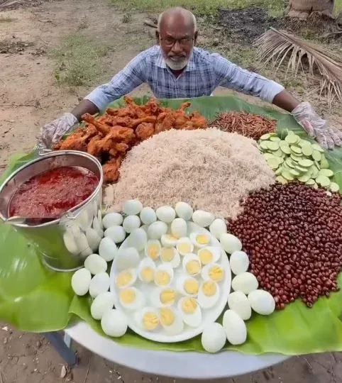 Viral! Kakek India Jago Masak Nasi Lemak, Dipuji Warga Malaysia