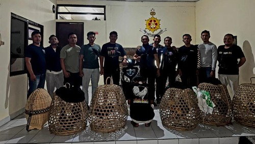 IDNKG diamankan polisi di Mapolsek Susut, Bangli, Sabtu (13/6/2026). (Dok Polres Bangli)