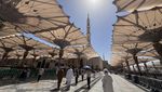Jemaah Padati Masjid Nabawi Usai Puncak Haji