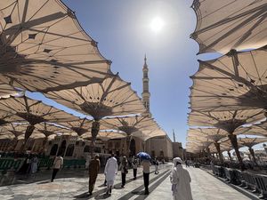 Rahasia Masjid Nabawi Tetap Sejuk di Tengah Cuaca Panas Madinah