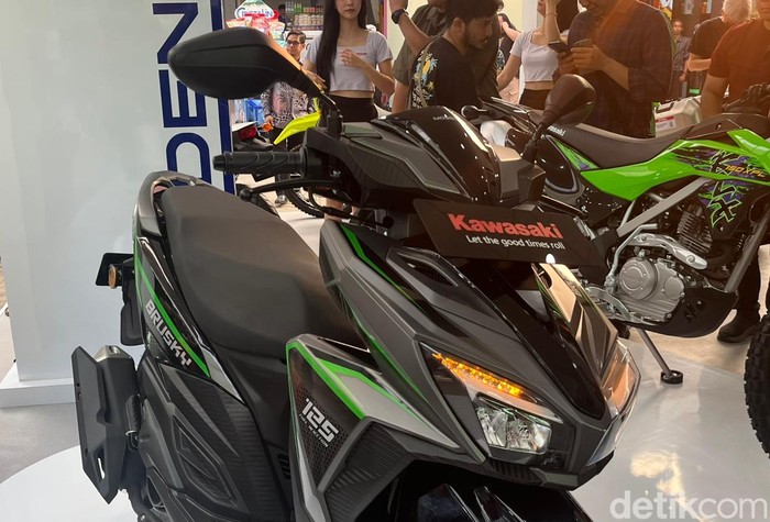 Tampang Kawasaki Brusky 125, Rival Honda Vario Seharga Rp 26 Jutaan