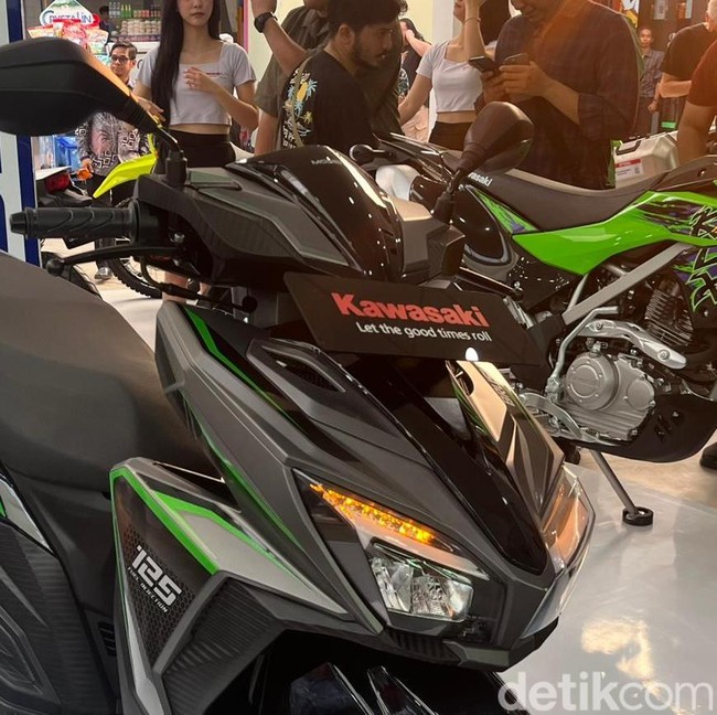 Tampang Kawasaki Brusky 125, Rival Honda Vario Seharga Rp 26 Jutaan