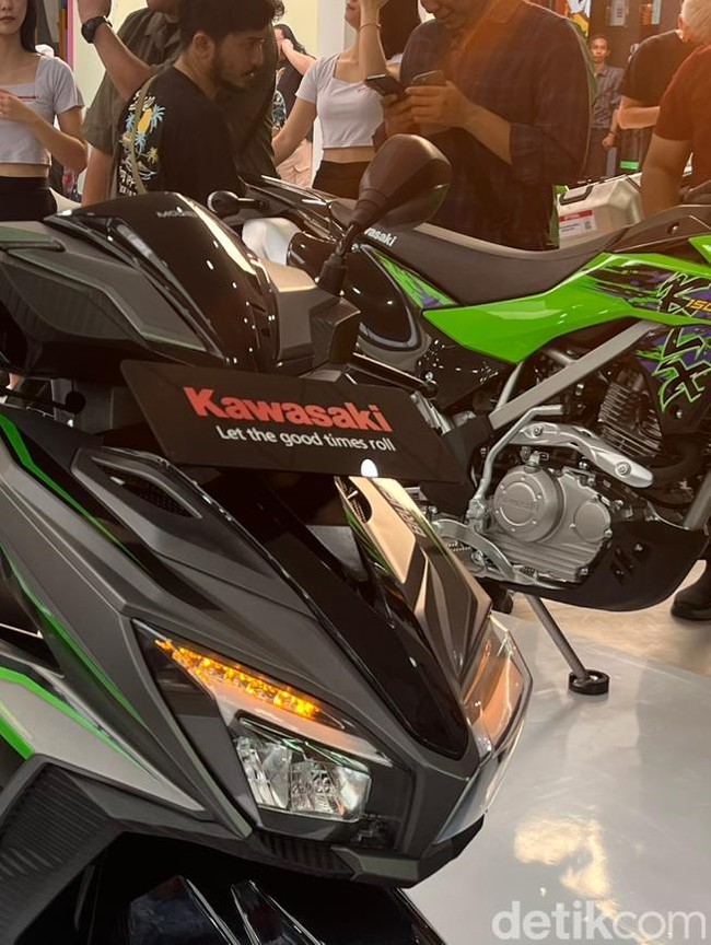 Tampang Kawasaki Brusky 125, Rival Honda Vario Seharga Rp 26 Jutaan