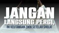 Keutamaan Zikir Setelah Sholat