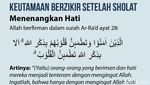 Keutamaan Zikir Setelah Sholat